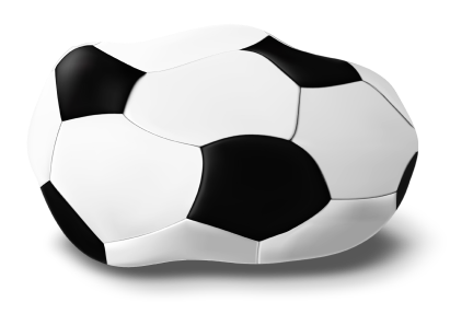 Football Ball de-inflated